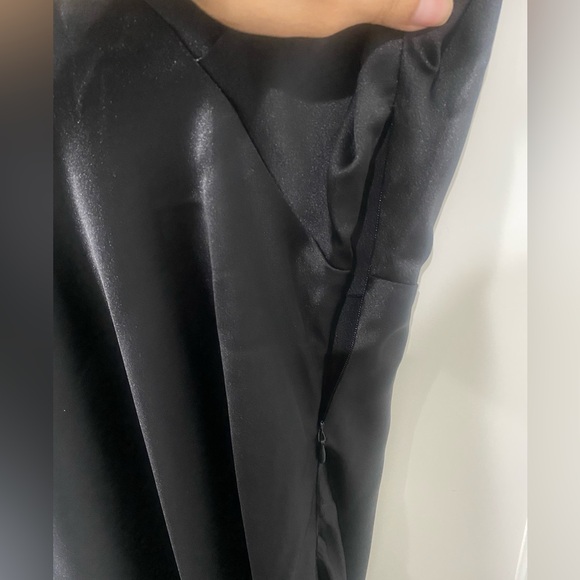 ZARA Black Satin Dress – XS - Picture 4 of 7